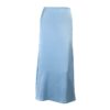 Icy Blue Silk Skirt