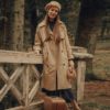 Longline Double Breasted Trench Coat - Image 2