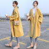 Oversized Button Up Coat_1_Mustard Yellow