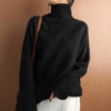 Textured Knit Sweater_Black