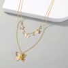 Butterfly Charm Two Layer Necklace_5