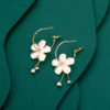 Elegant Flower Hoop Earrings_4