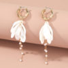 Graceful Pearl Dangle Earrings_3
