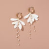 Graceful Pearl Dangle Earrings_5