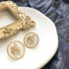 Round Greek Mythology Stud Earrings_1