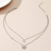 Silver Butterfly Layered Necklace_3