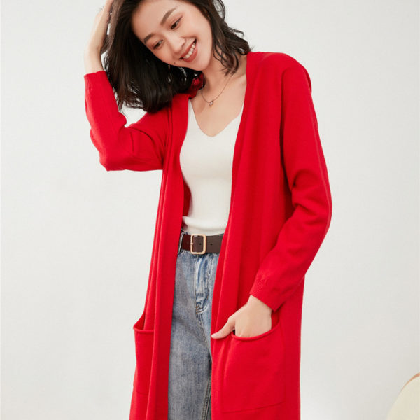 Solid Knit Cardigan-5