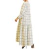 Arabic Print V-Neck Dress_1