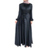 Silky Belted Maxi Dress_Black