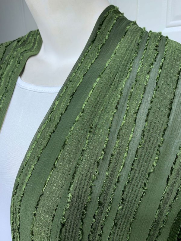 Evergreen Open Front Abaya - Image 6