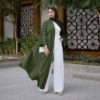Evergreen Open Front Abaya