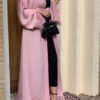 Feather Trim Abaya_2