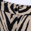 Flowy Zebra Print Pants