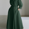 Maxi Pleated Trench Dress_5