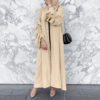 Ruched Sleeve Button Up Abaya_13