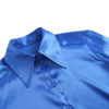 Satin Wide Cuff Button Shirt_4