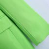 Trendy Neon Green Blazer_4