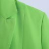 Trendy Neon Green Blazer