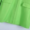 Trendy Neon Green Blazer_7