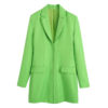 Trendy Neon Green Blazer_9