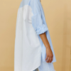 Two-tone Button Up Blouse_2