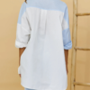 Two-tone Button Up Blouse_3