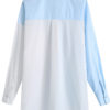 Two-tone Button Up Blouse_8