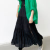 Boho Tiered Skirt with Side Slit_10