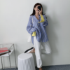 Button Up Long Sleeve Striped Blouse_5