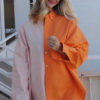 Color Block Button-Up Blouse_2