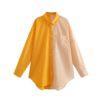 Color Block Button-Up Blouse_24