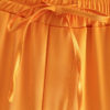 Feather-trim Orange Long Sleeve Blazer and Pants Set - Image 8