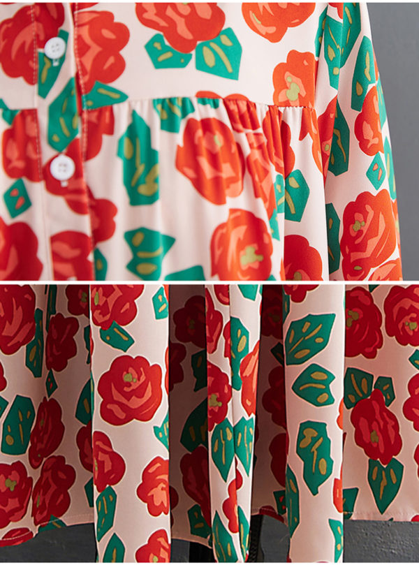 Floral Smock Maxi Dress - Image 9