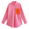 Sorbet Pink Button-Down Blouse_2