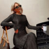 Vibrant Long Sleeve Ribbed Maxi Dress_15