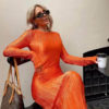 Vibrant Long Sleeve Ribbed Maxi Dress_16