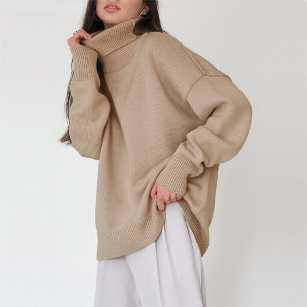 Classic Solid Turtleneck Sweater 9