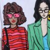 Fashion Girls Printed T-shirt_4