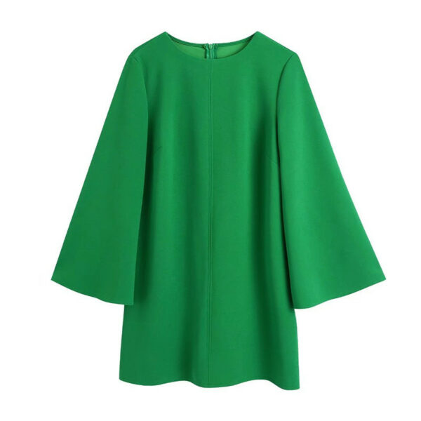 Green Bell Sleeve Blouse 2