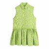 Linen Sleeveless Button-up Top_4
