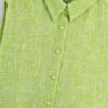 Linen Sleeveless Button-up Top_5