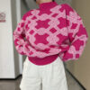 Mock Neck Maze Sweater_2