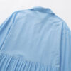 Sky Blue Tiered Collard Smock Dress_12